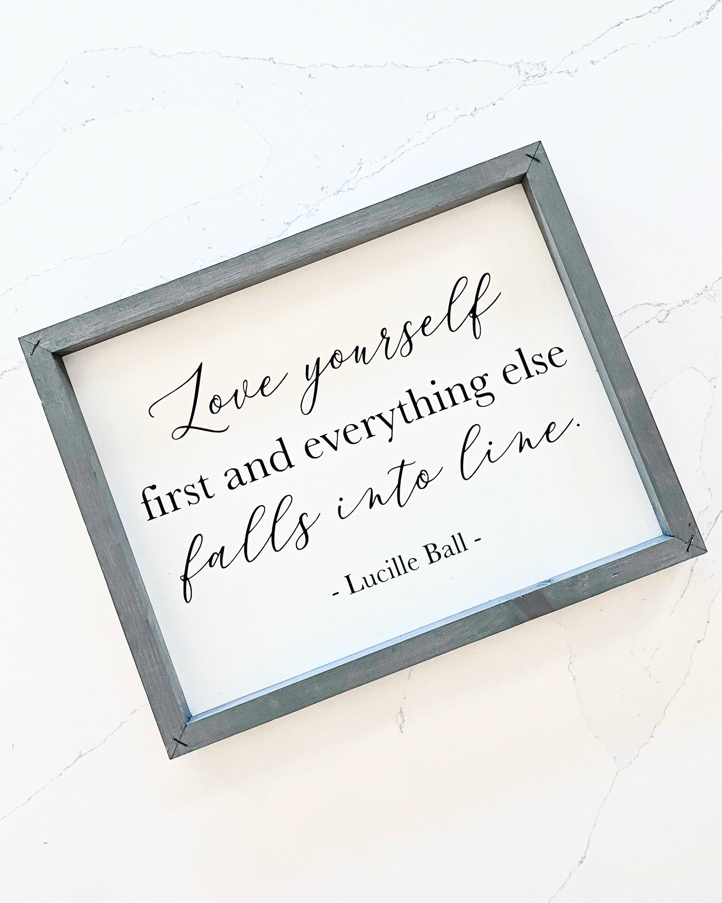 Love Yourself First..