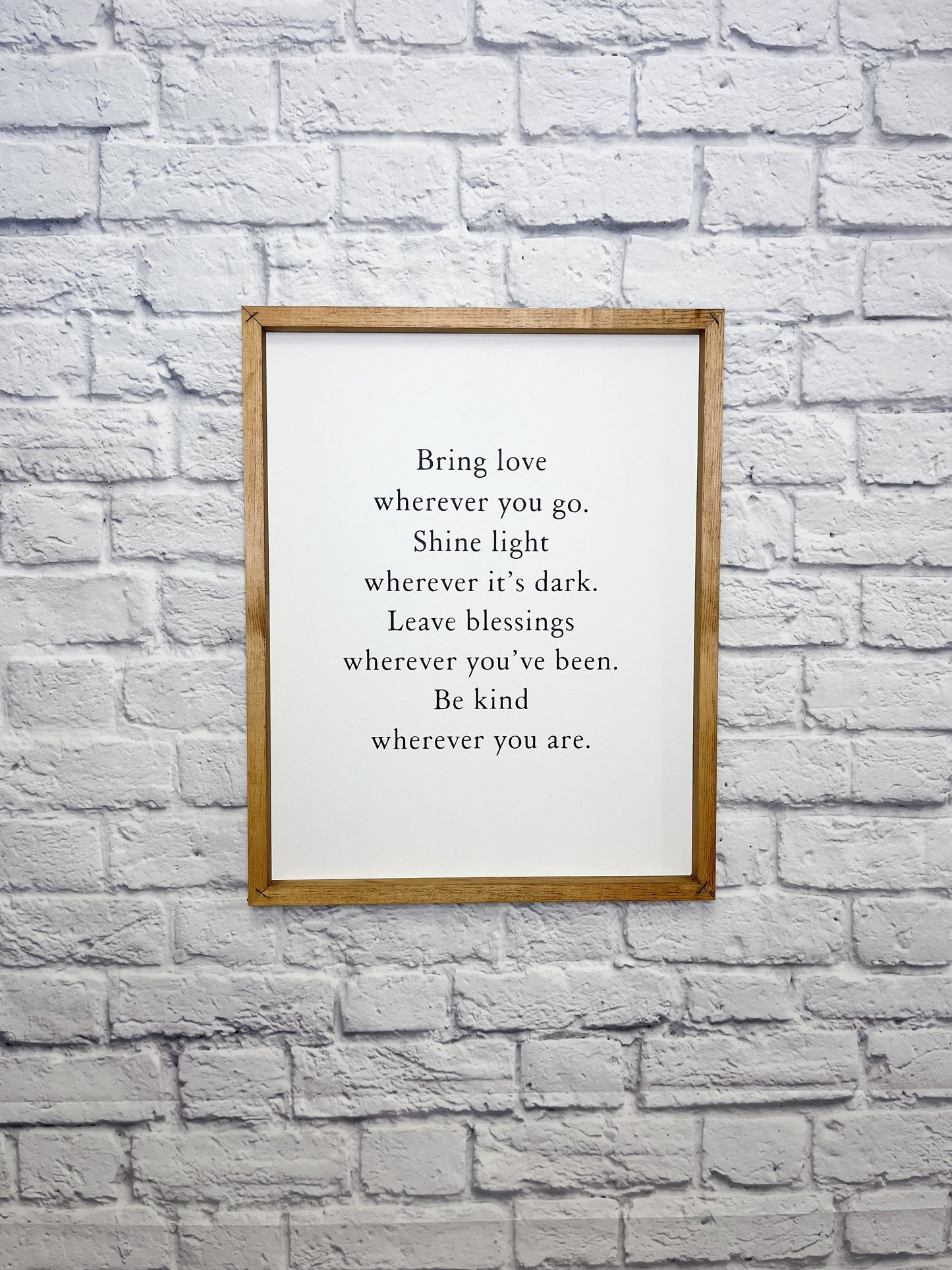 Bring love…