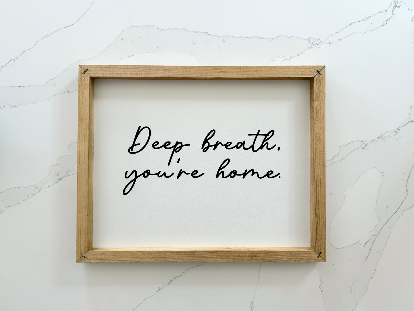 Deep breath, you’re home