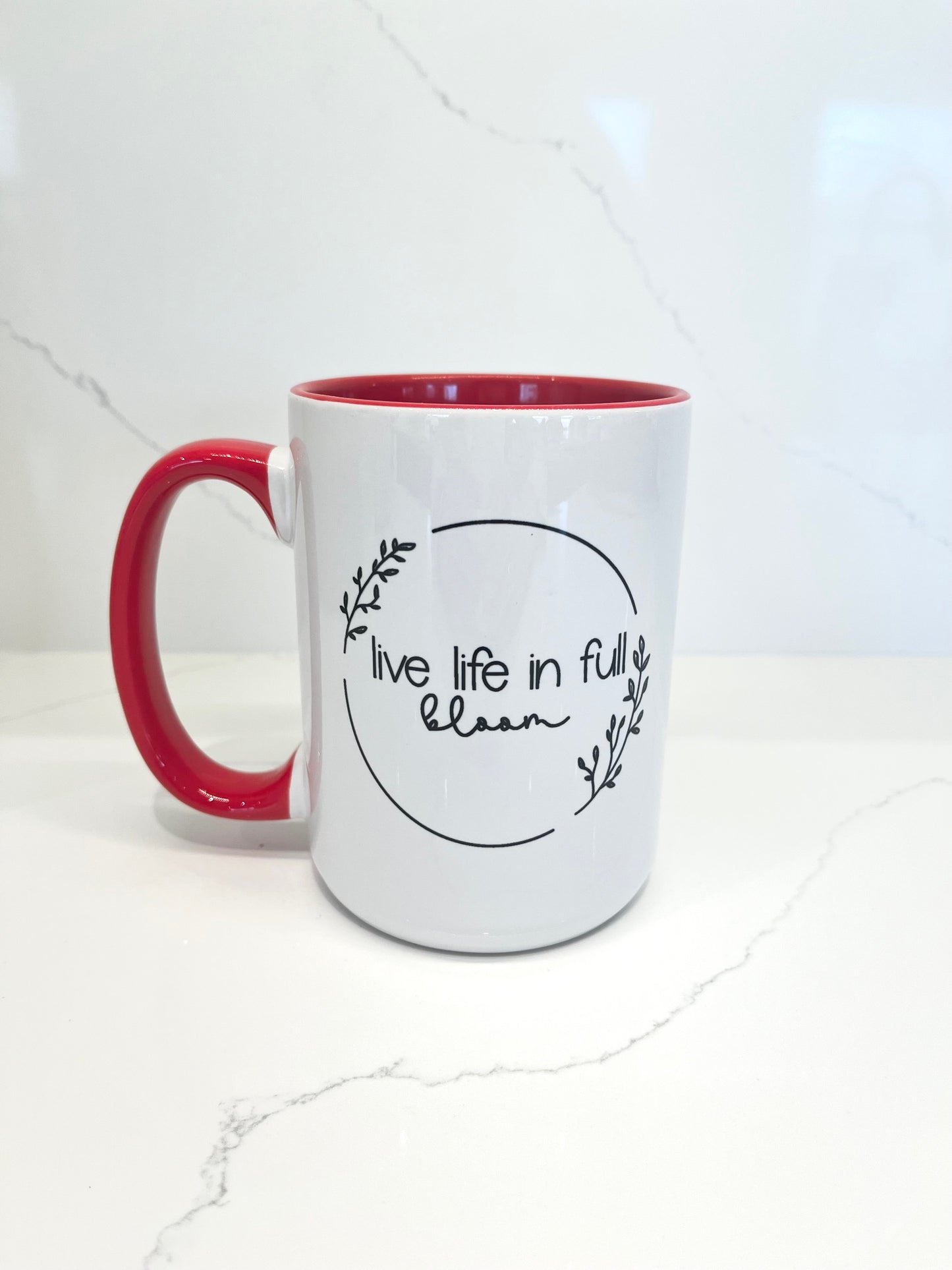 Live Life in Full Bloom Mug