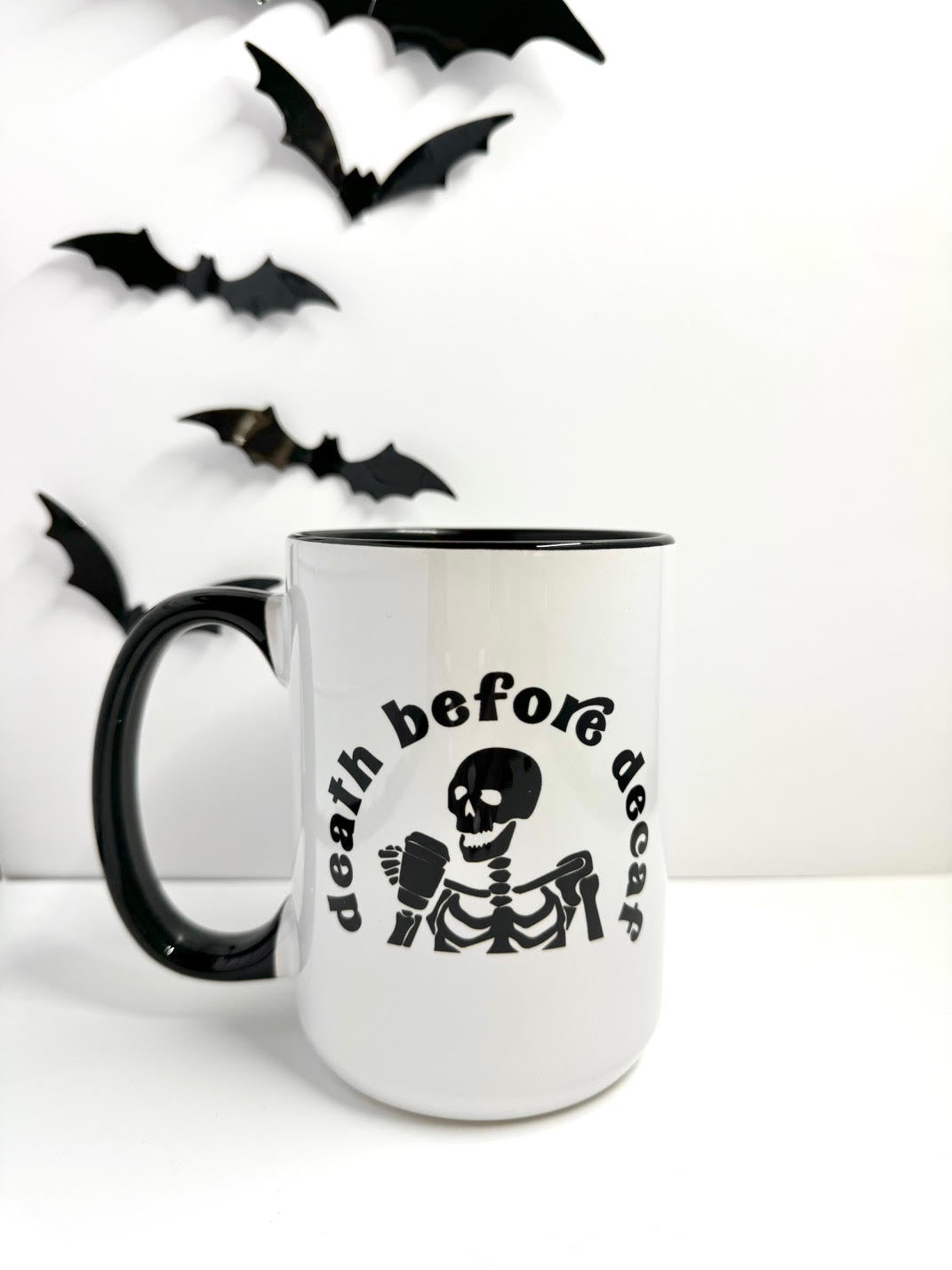 Death Before Decaf Mug