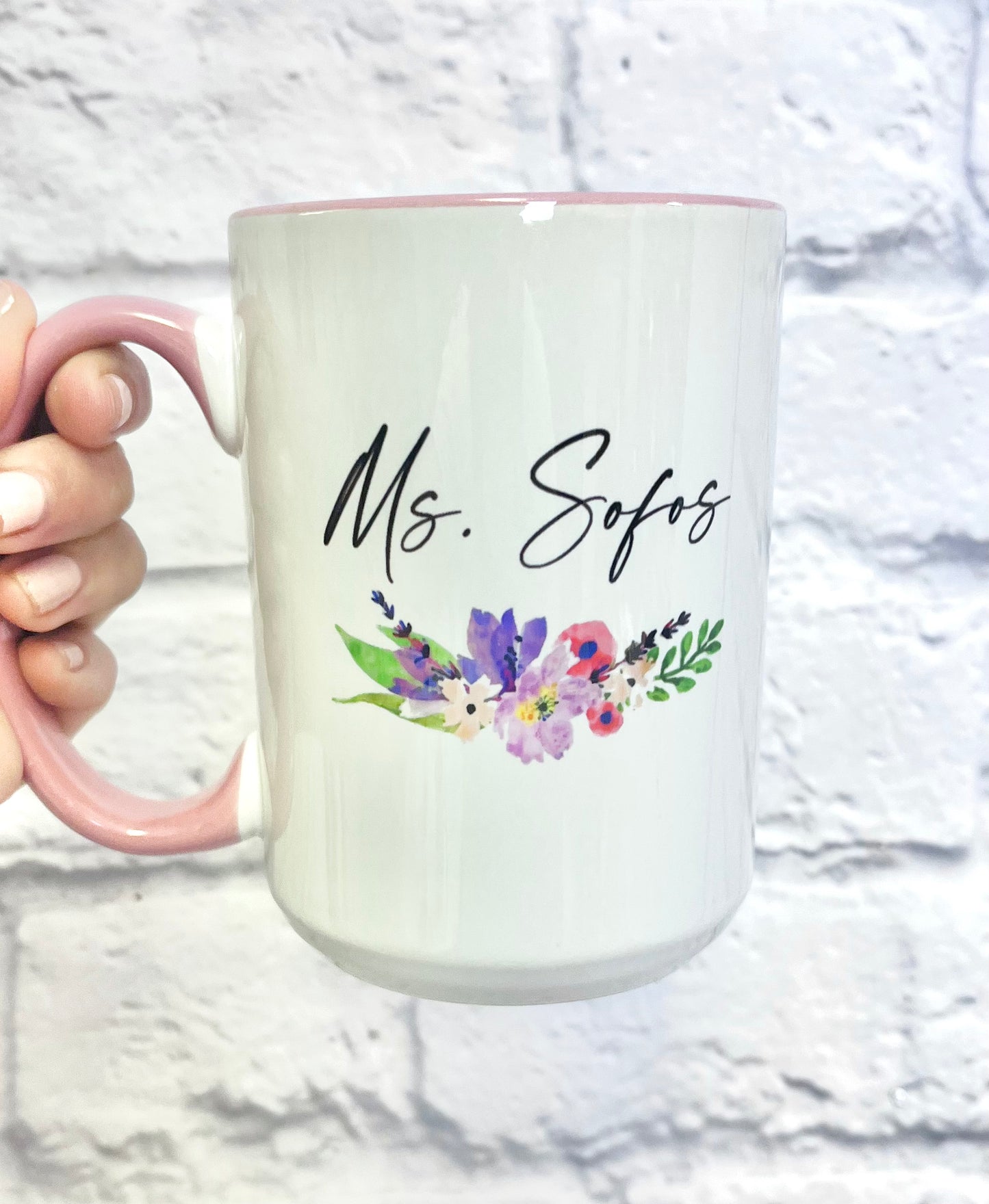 Custom Teacher Name Mug