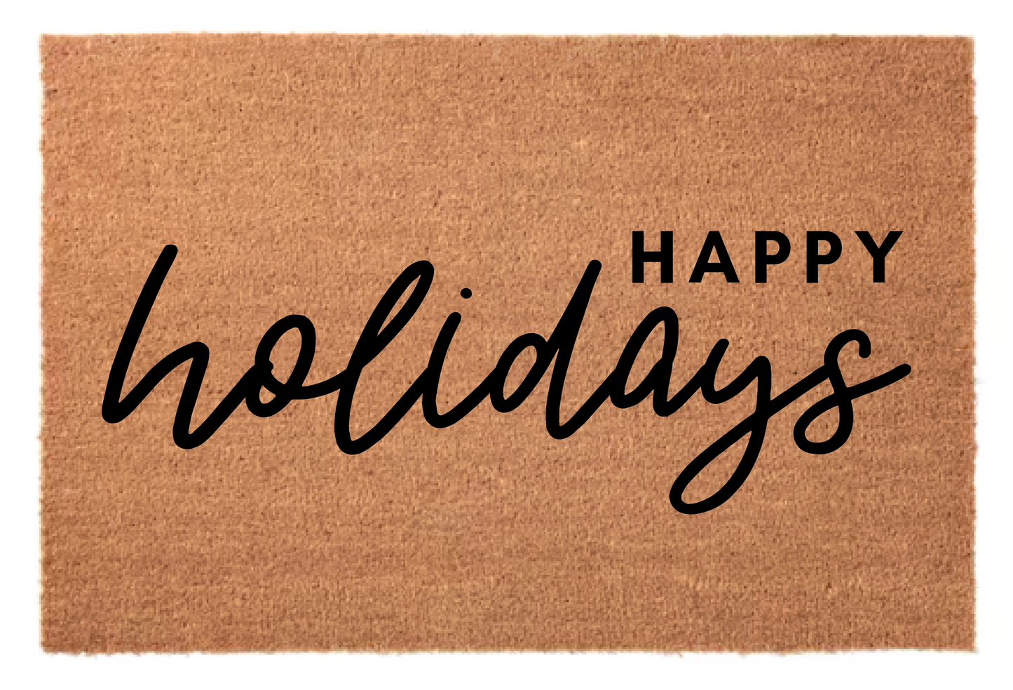 Happy Holidays Doormat