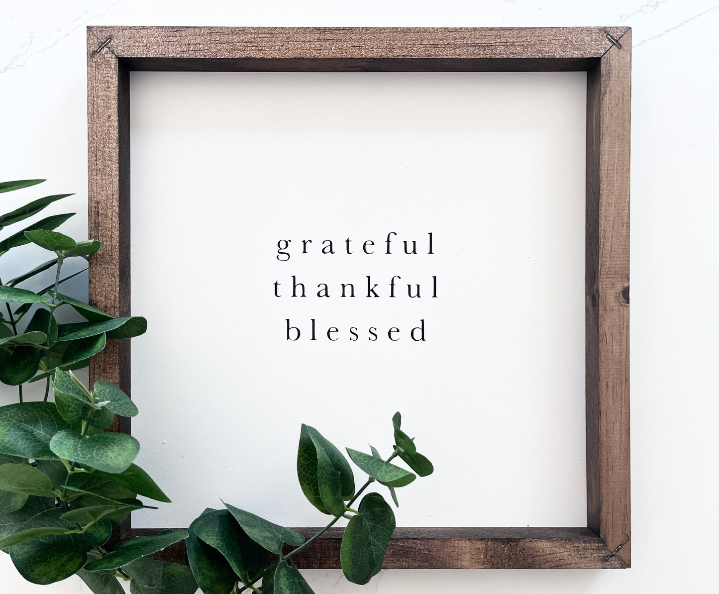 Grateful, Thankful, Blessed
