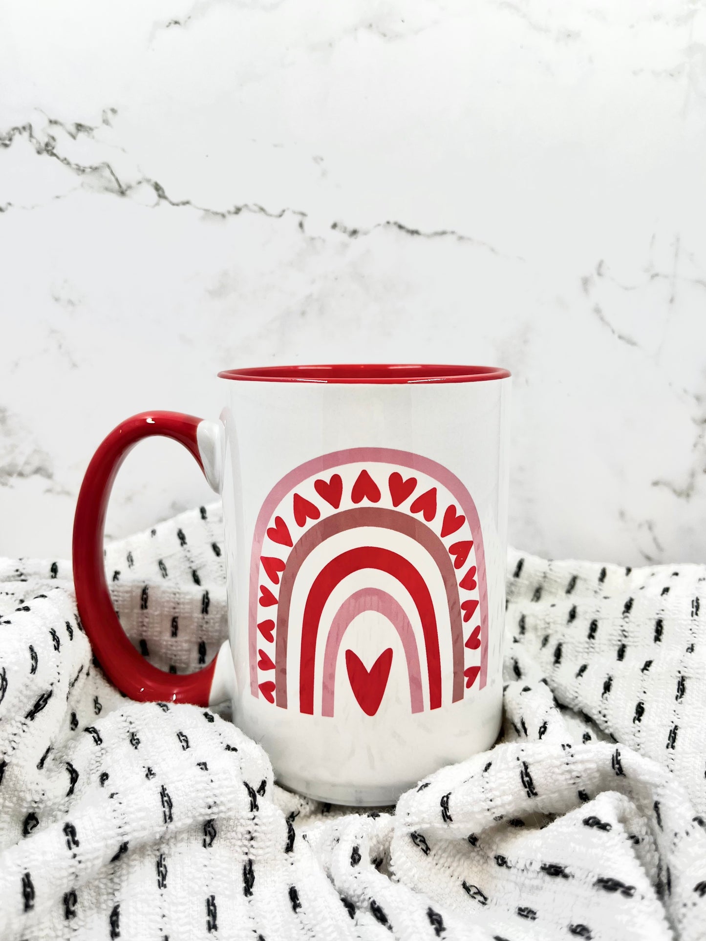 Valentines Rainbow Mug