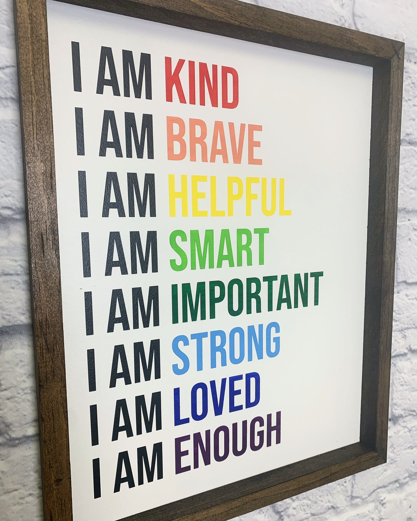 I AM Affirmation Sign