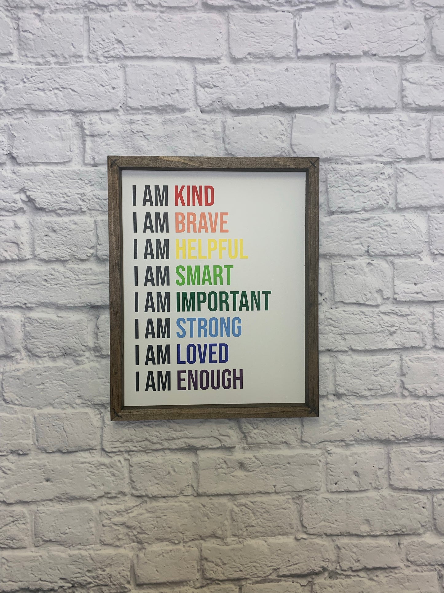 I AM Affirmation Sign