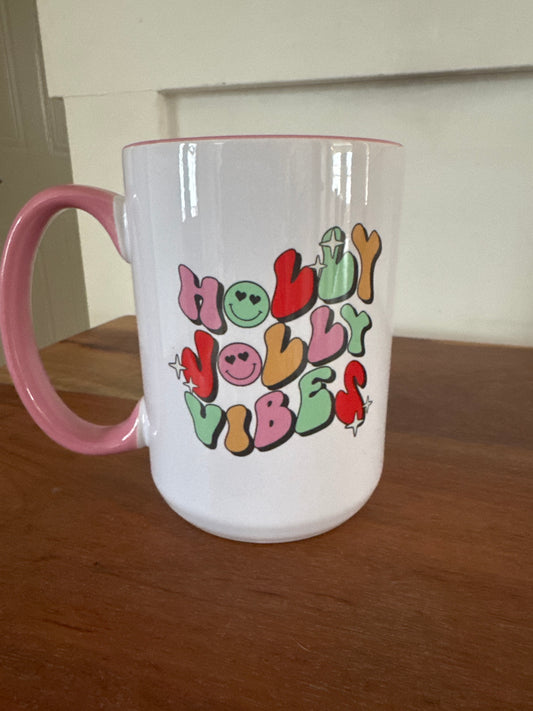 Holly Jolly Vibes Mug