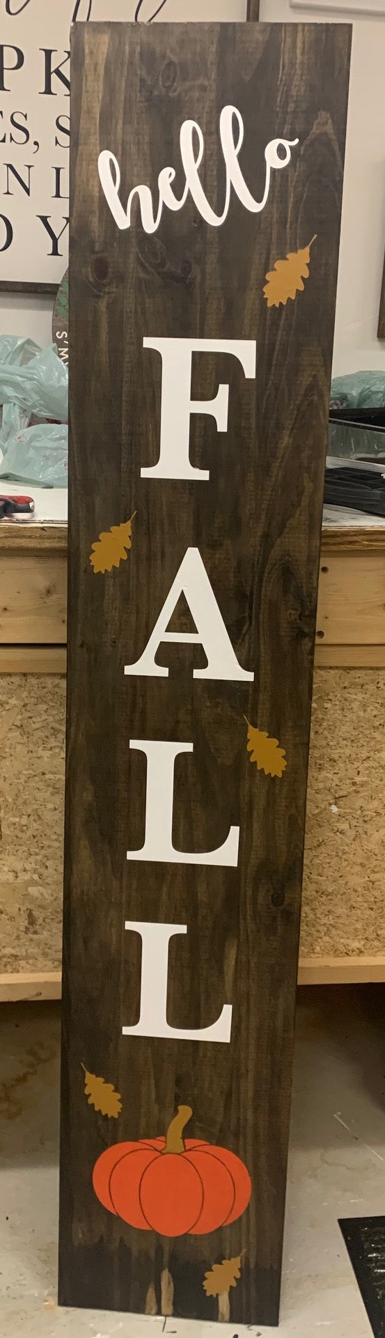 Hello Fall Porch Sign