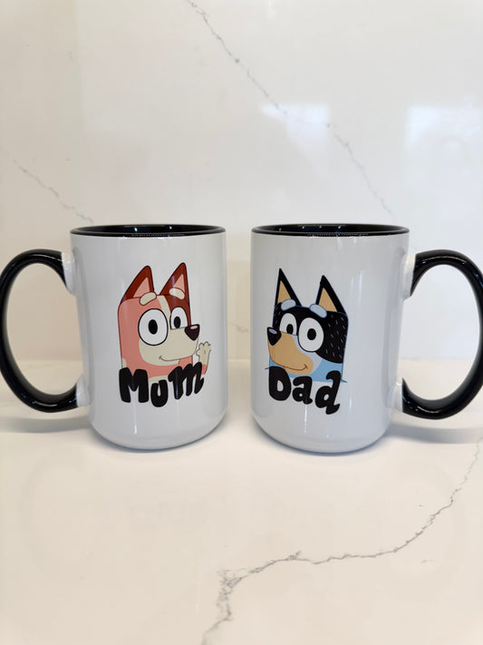 Bluey Mom/Dad Duo