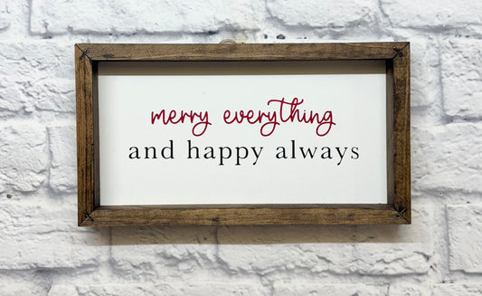 Merry Everything & Happy Always
