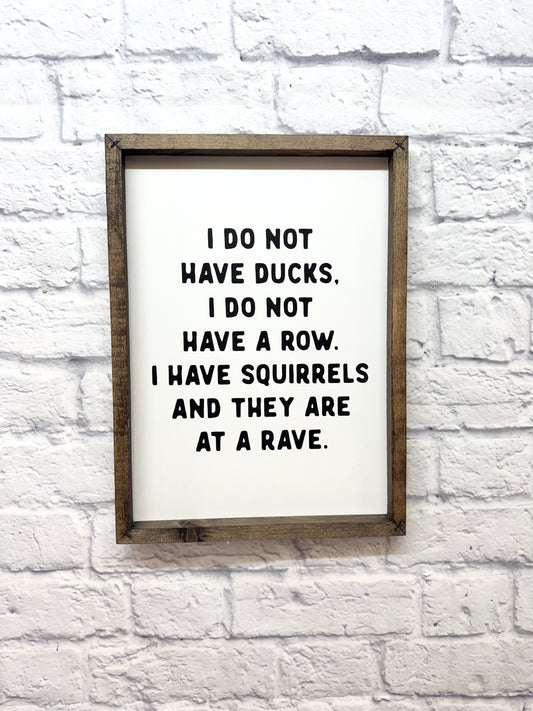 Ducks in a Row