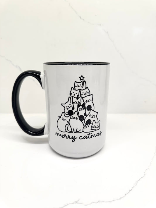 Merry Catmas Mug