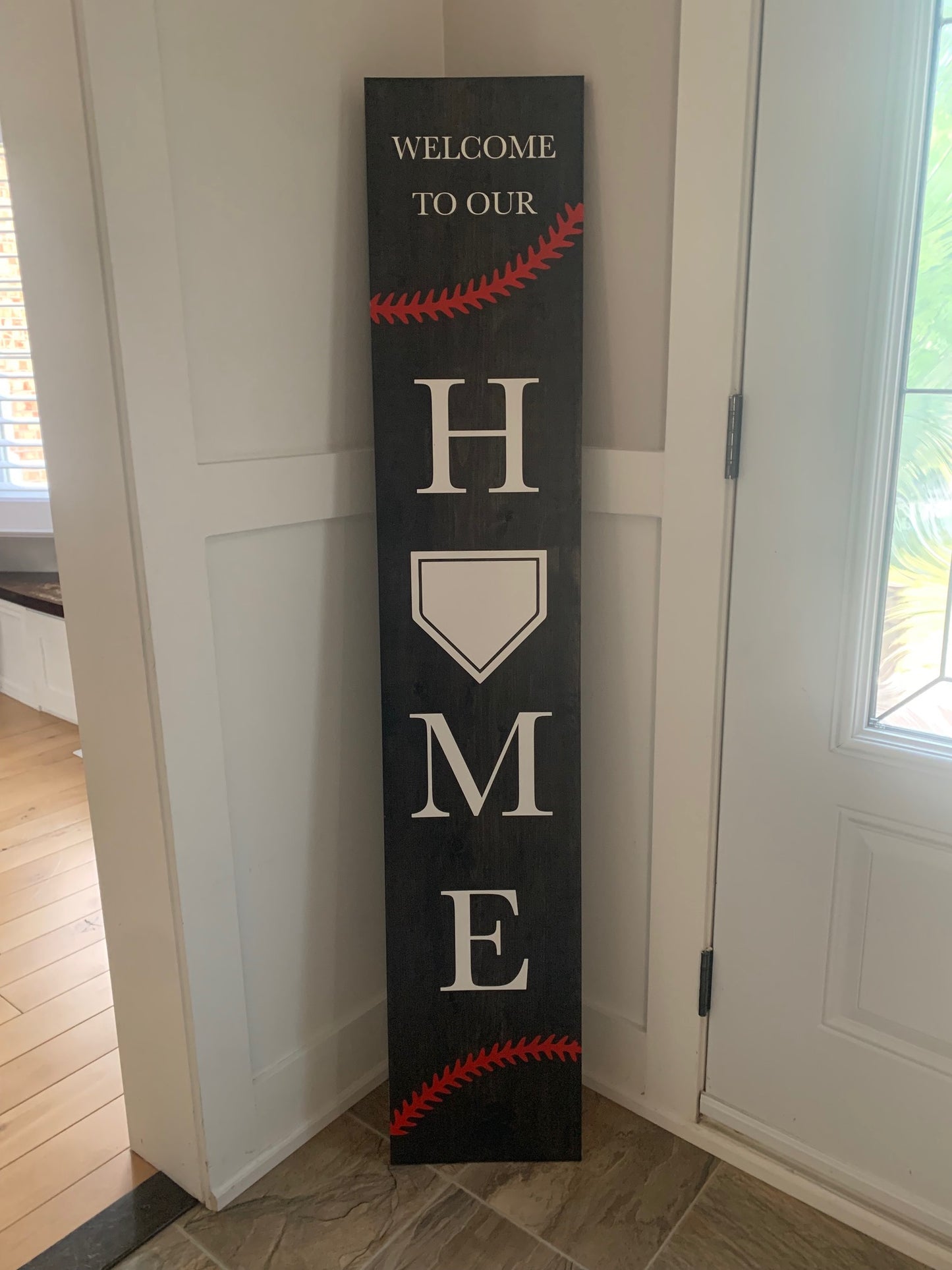 Baseball Porch Sign