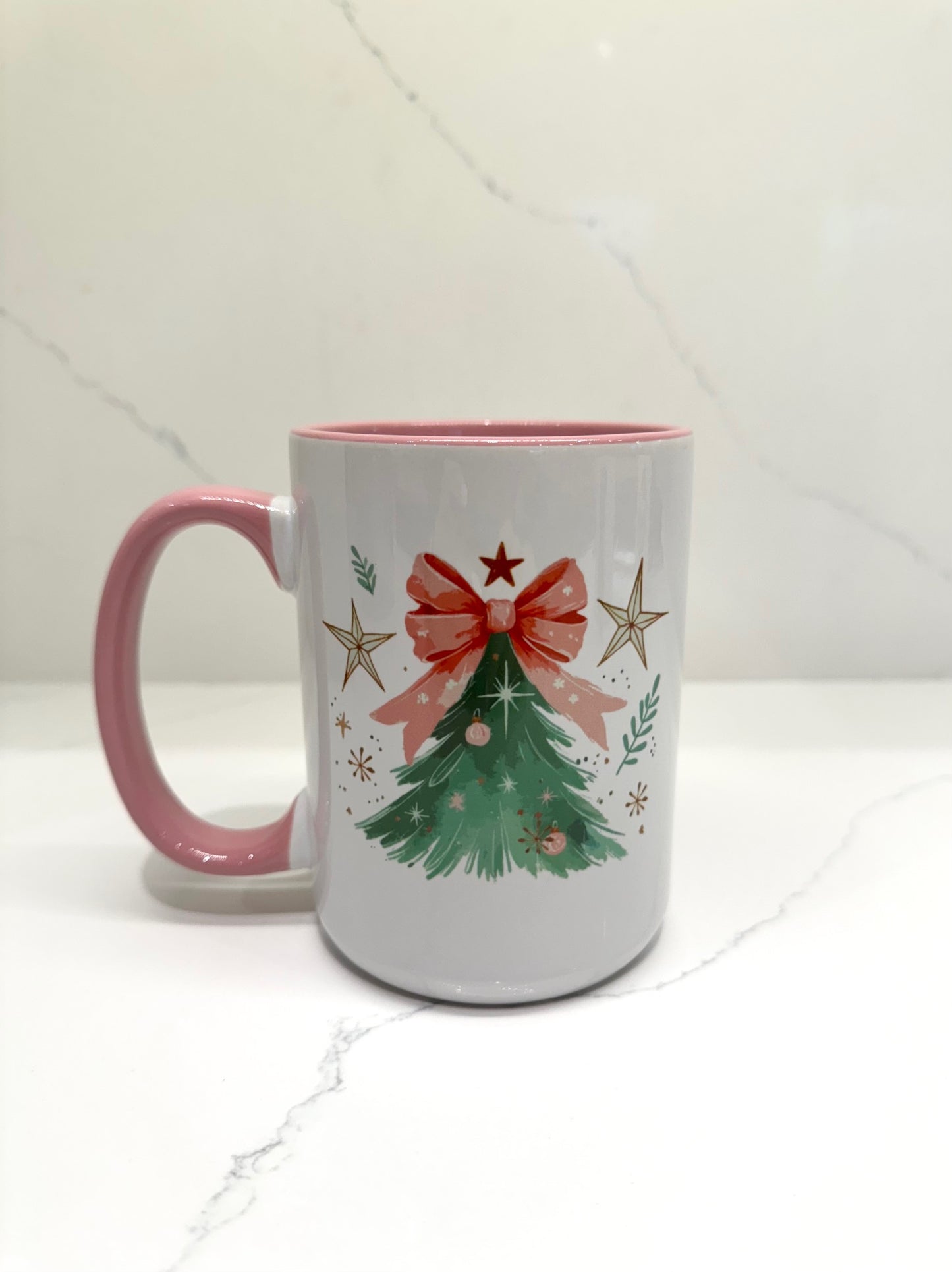 Christmas Tree w/ Bow Mug