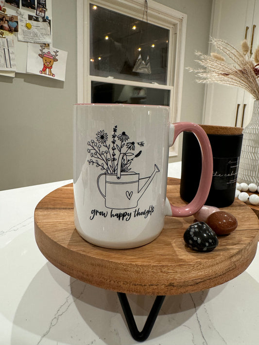 Grow Happy Thoughts Mug