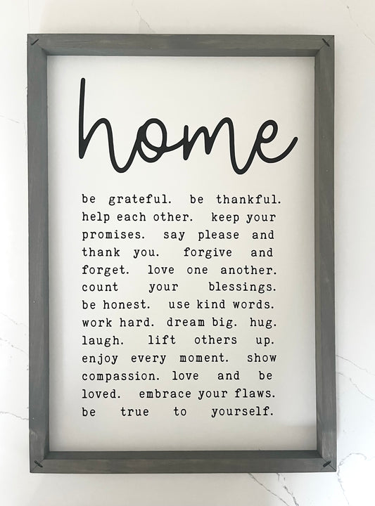 home (advice)