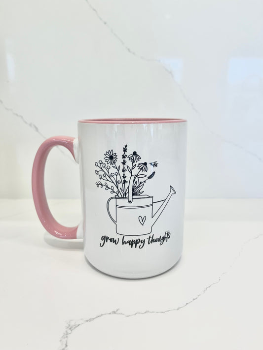 Grow Happy Thoughts Mug