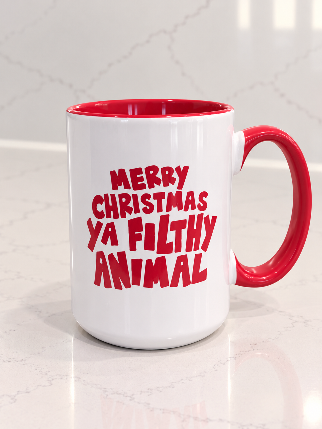 Merry Christmas Ya Filthy Animal Mug