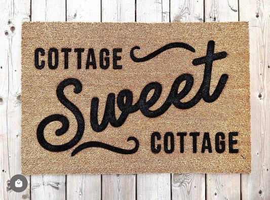 Cottage Sweet Cottage Doormat