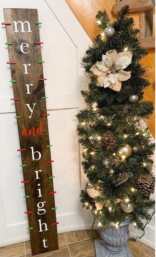 Vertical Holiday Card Holder