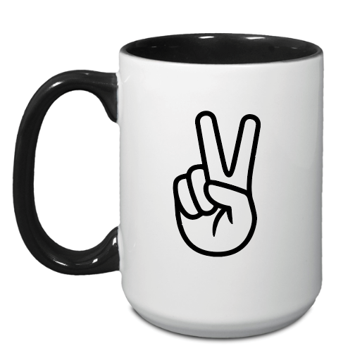 Peace Hand Mug