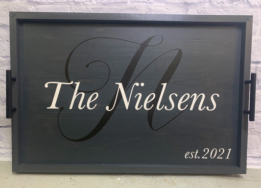 Personalized Serving Tray