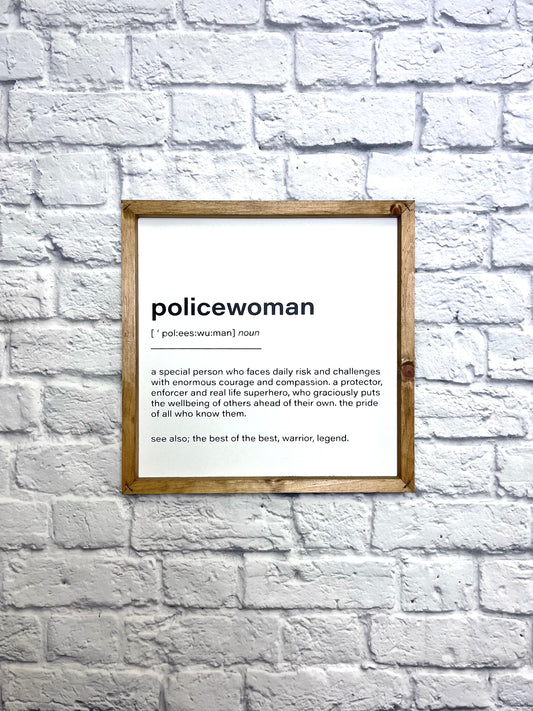 Policewoman Definition