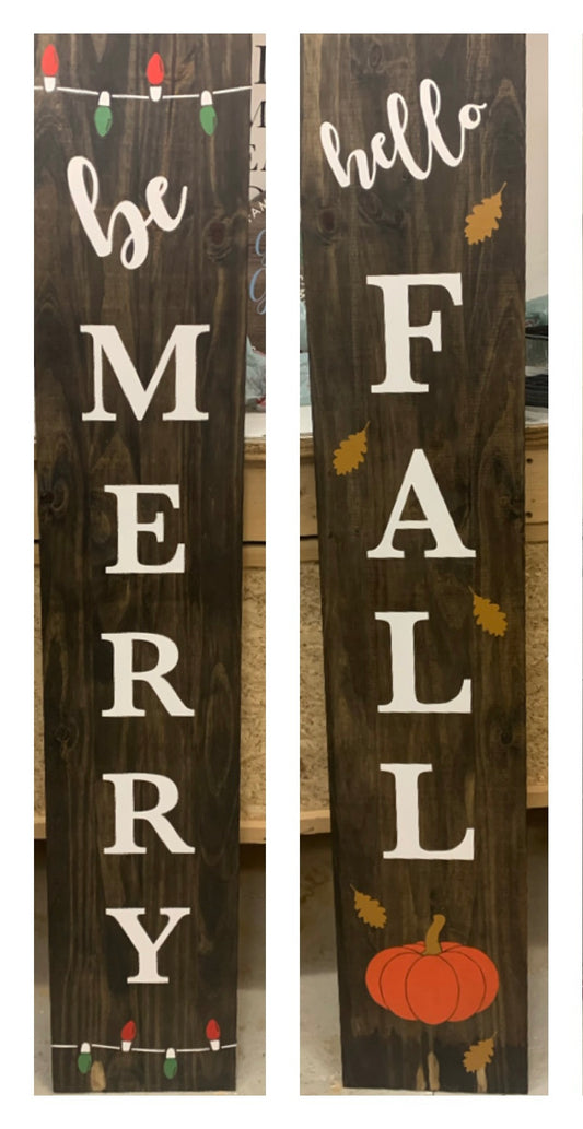 Double Sided Porch Sign
